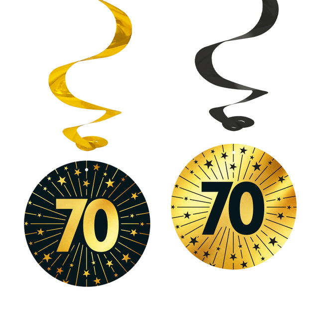 70 ans Décoration suspendue 4pcs