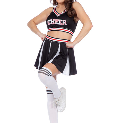 Costume de pom-pom girl 2 pièces pour dames