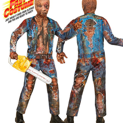 Costume de zombie enfant Jeans Blood