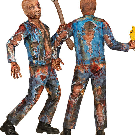 Costume de zombie enfant Jeans Blood