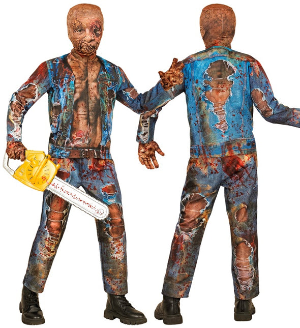 Costume de zombie enfant Jeans Blood