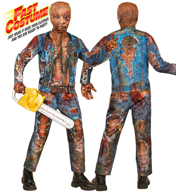 Costume de zombie enfant Jeans Blood