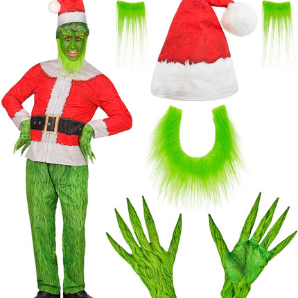 Costume du Grinch Rouge Vert