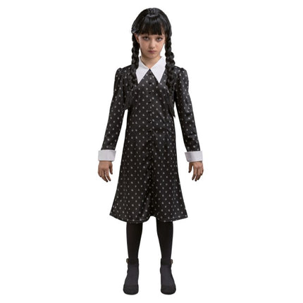 Robe noire pour fille « Wednesday »