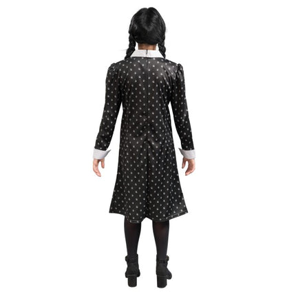 Robe noire pour fille « Wednesday »