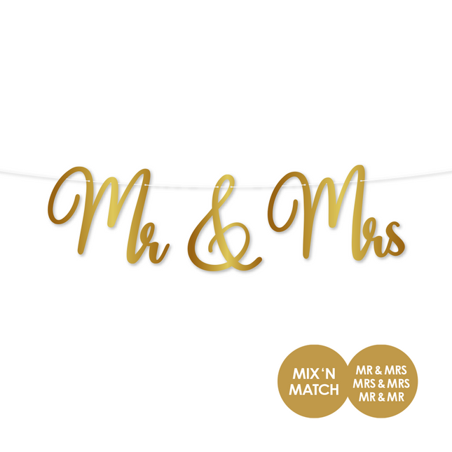 Guirlande de mariage M. et Mme