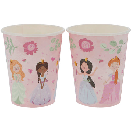 Tasses de princesses 250ml 8pcs