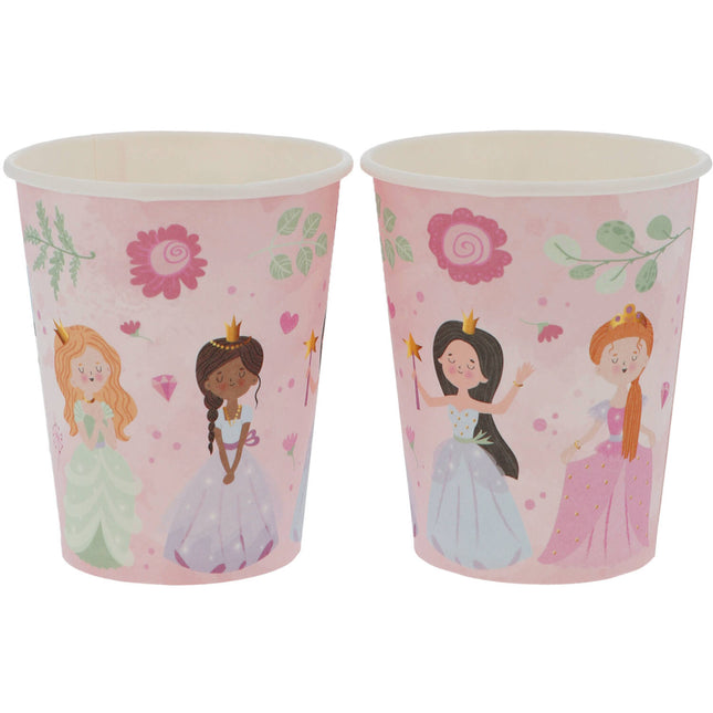 Tasses de princesses 250ml 8pcs