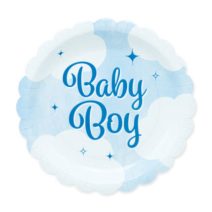 Blauwe Borden Baby Boy 19cm