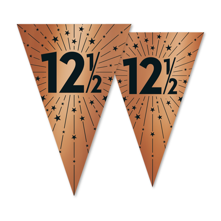 Ligne de drapeau 40 PET Double 20x30cm 10 mètres de longueur