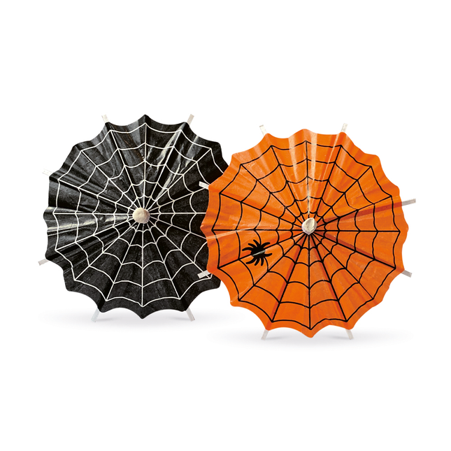 8 cure-dents Parasol Halloween Boo