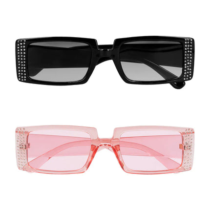 Lot de 2 lunettes de fête Escape (noir et rose)