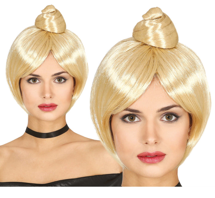 Nœud de perruque blonde