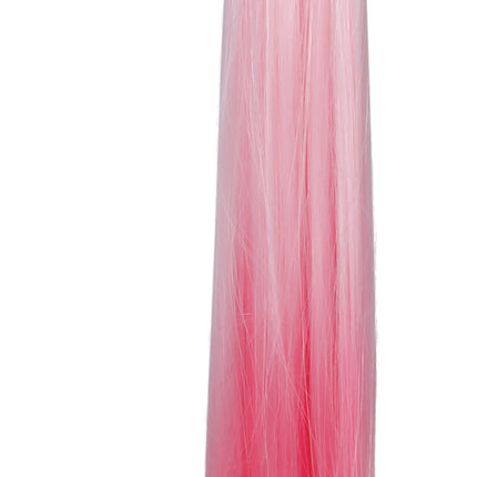 Arc d'extension de cheveux rose 40cm