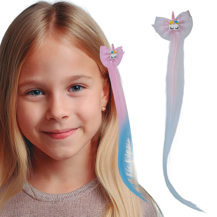 Extension de cheveux de licorne 35cm