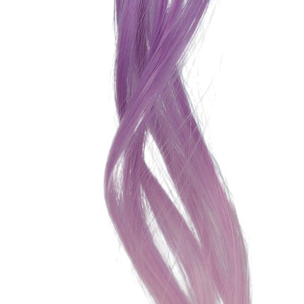 Noeud d'extension de cheveux rose violet