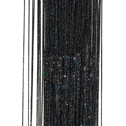 Extension de cheveux colorés pailletés 50cm 3pcs