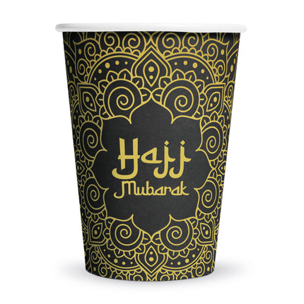 Gobelets « Hajj Mubarak » 210 ml, lot de 8