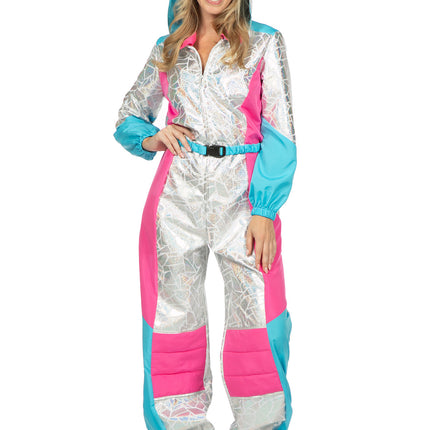 Combinaison de ski argentée pour femmes