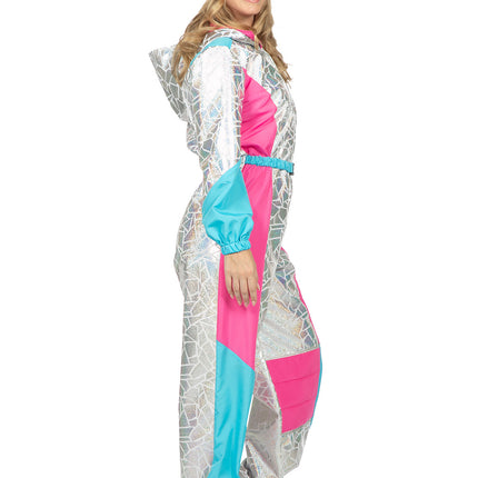 Combinaison de ski argentée pour femmes