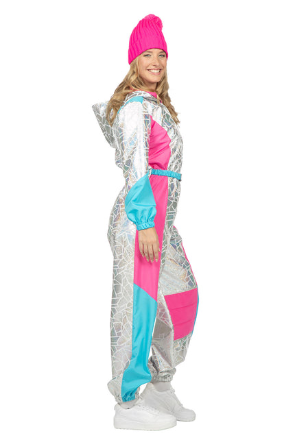 Combinaison de ski argentée pour femmes