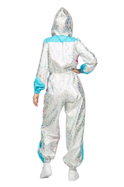 Combinaison de ski argentée pour femmes