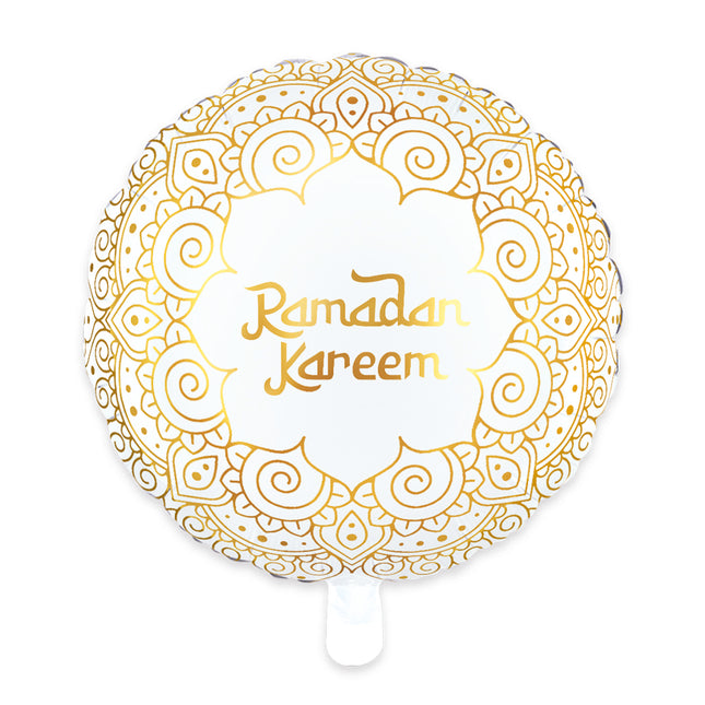 Ballon à l'hélium « Eid Mubarak » Ramadan Kareem 46 cm