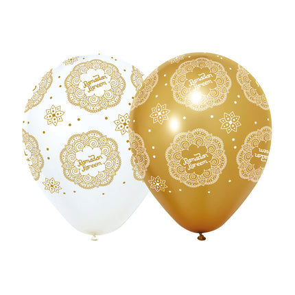 Ballons « Ramadan Kareem » 30 cm, lot de 6