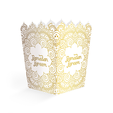 Boîtes à snacks « Ramadan Kareem » 10,5 cm, lot de 8
