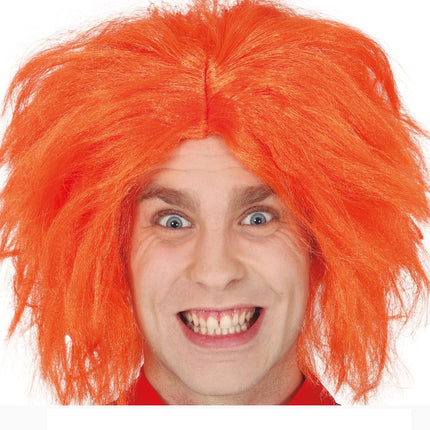 Perruque d'Halloween Orange