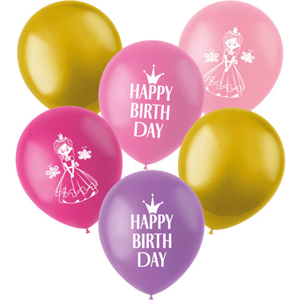 Ballons Princesses 33cm 6pcs