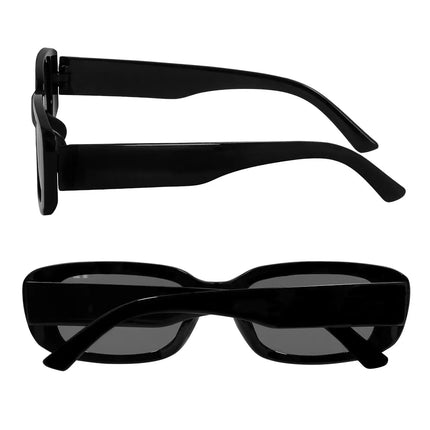 Lot de 2 lunettes de fête Techno (noir et rose)