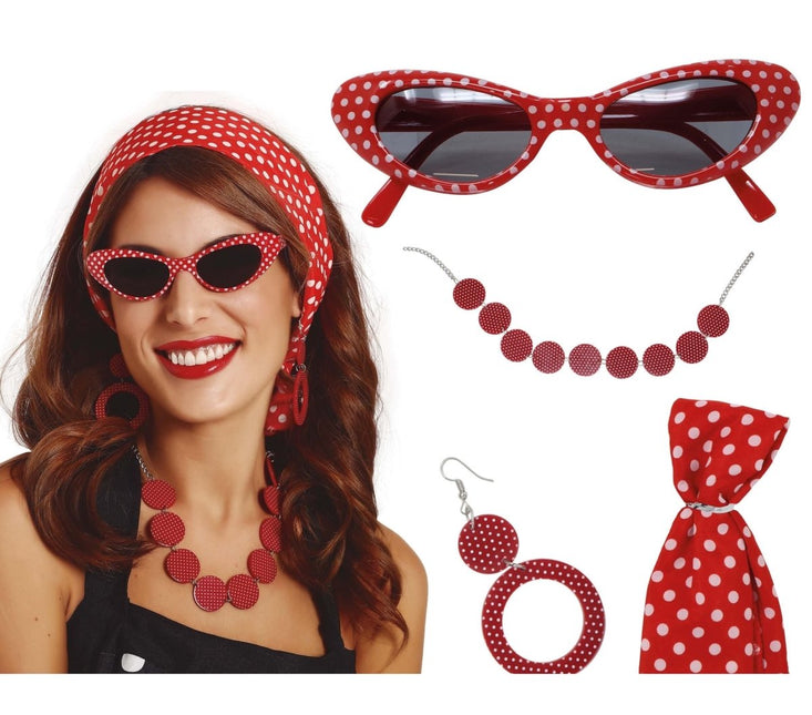 50'S Set 4 delig van Fiestas Guirca koop je bij Partywinkel