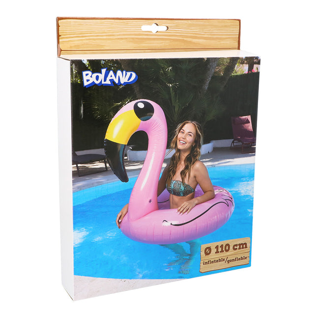 Panier de natation gonflable Flamant