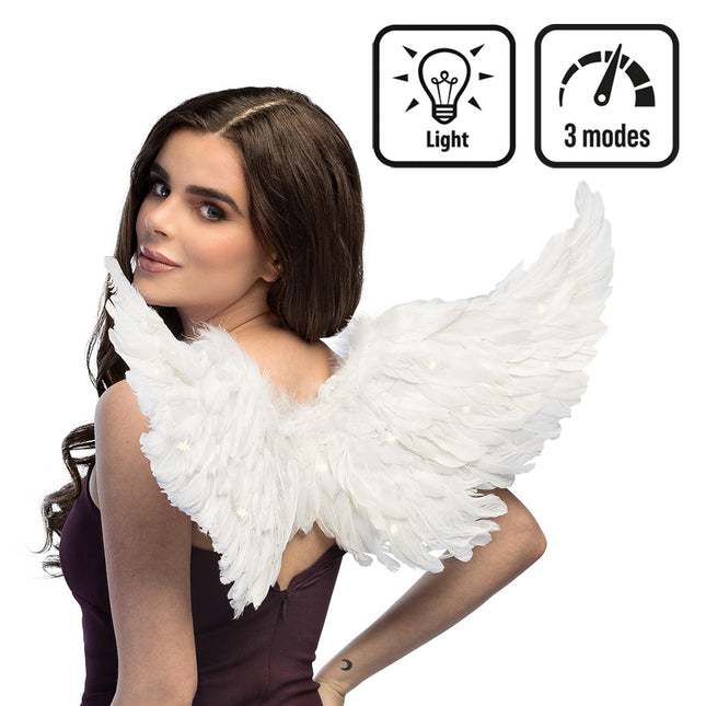 Ailes d'ange LED blanches