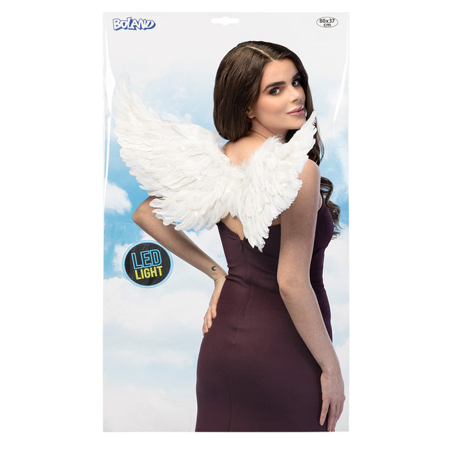 Ailes d'ange LED blanches