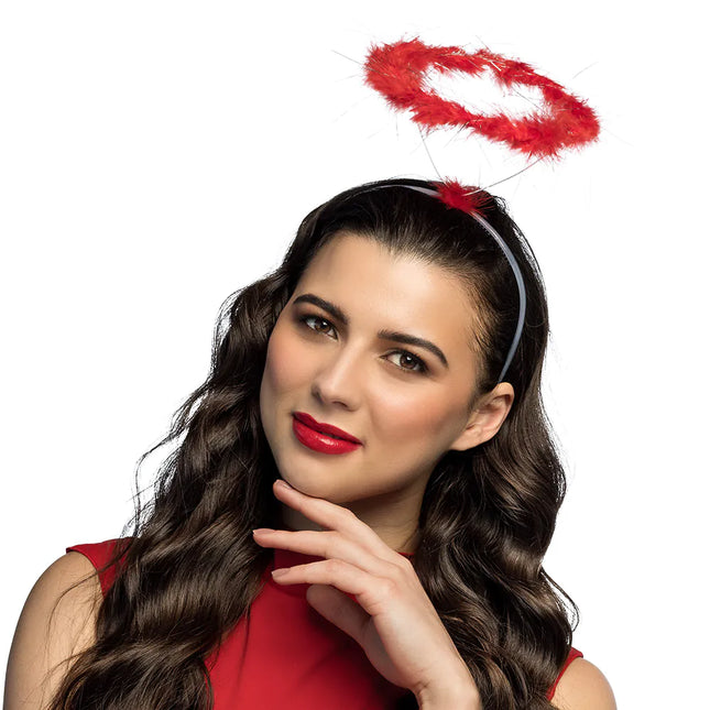 Bandeau d'ange rouge