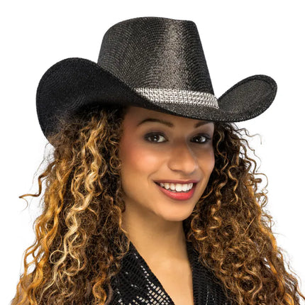 Chapeau de cowboy Midnight noir