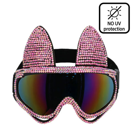 Lunettes de ski de fête Glam cat