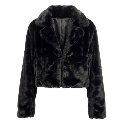 Veste Fluffy rave noire (M/L)
