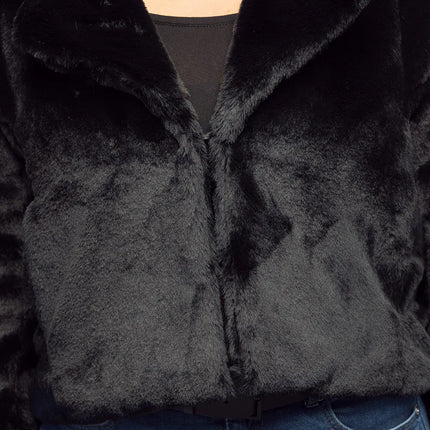 Veste Fluffy rave noire (M/L)
