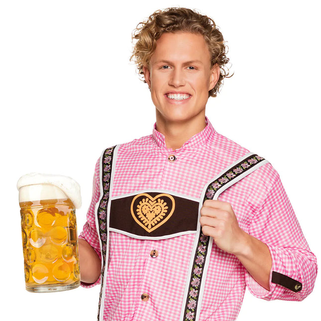 Chope de bière en verre XXL