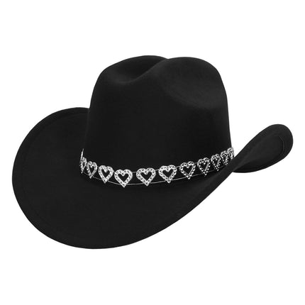 Chapeau cowboy Jamie noir