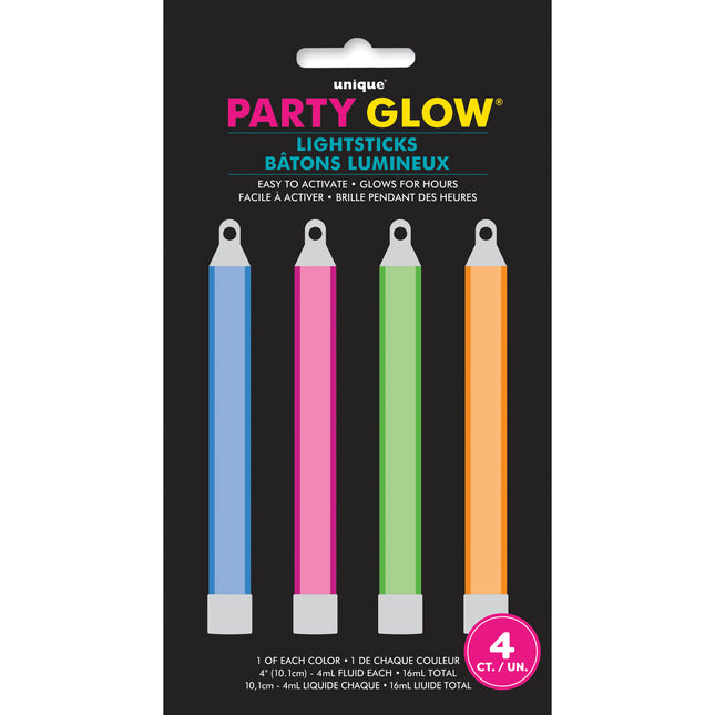 Bâtons lumineux 17.2cm 4pcs