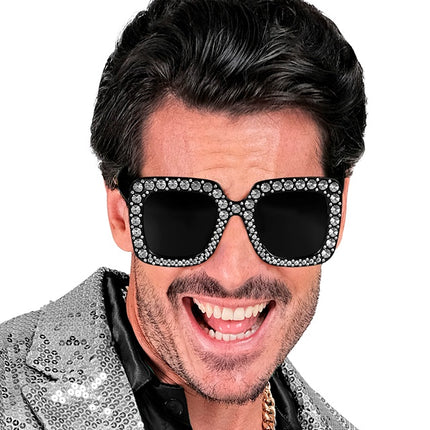 LUNETTES NOIRES AVEC STRASS