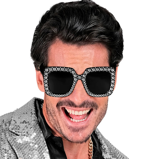 LUNETTES NOIRES AVEC STRASS