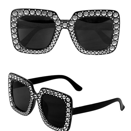 LUNETTES NOIRES AVEC STRASS