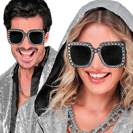 LUNETTES NOIRES AVEC STRASS