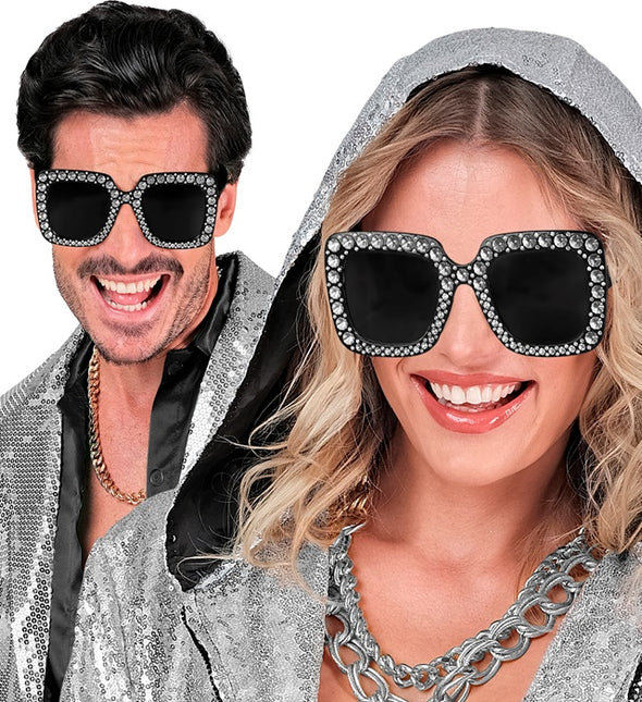 LUNETTES NOIRES AVEC STRASS
