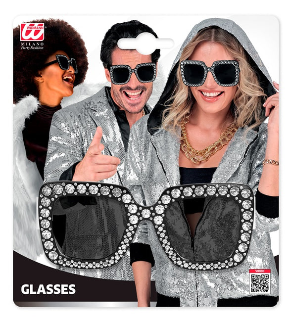 LUNETTES NOIRES AVEC STRASS